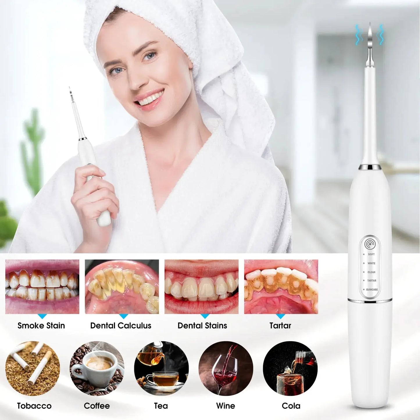 Electric Dental Calculus Remover Boutique Beauté & Santé