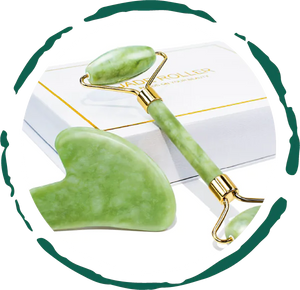 Rouleau de jade et Gua Sha Coffret